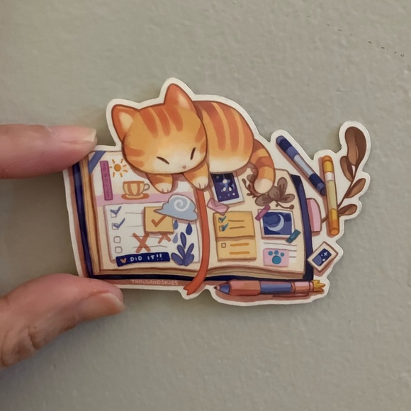 Cat Enamel Pins & Stickers - Picture 4 of 5